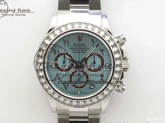 1219 Daytona 116506 Middle East Edition Bp Maker Best Edition Ice Blue Brown Arabic Dial Diam Bezel On SS Bracelet A Neat 2897